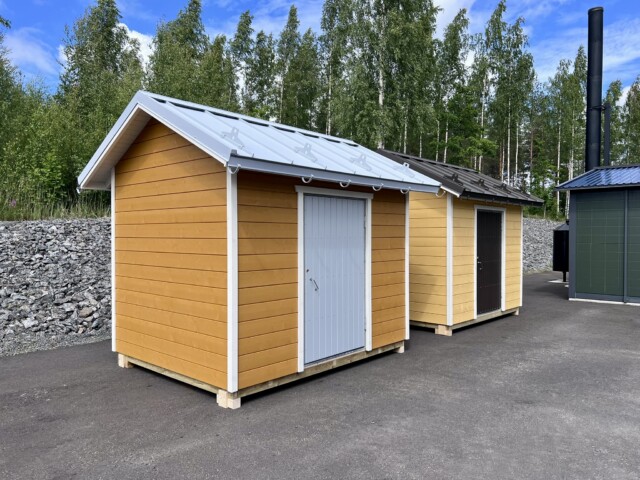 pihavarasto koululle, varasto